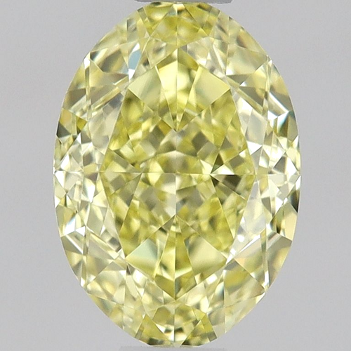 0.8 carat Fancy Intense Yellow-VVS2 Natūralus Oval Deimantas (1)