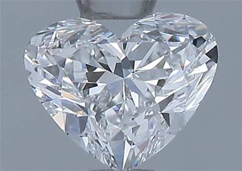 0.5 carat D-VVS2 Natūralus Heart Deimantas (1)