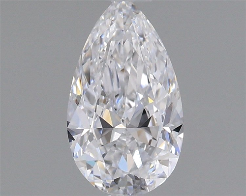 0.86 carat D-VVS2 Natūralus Pear Deimantas (1)