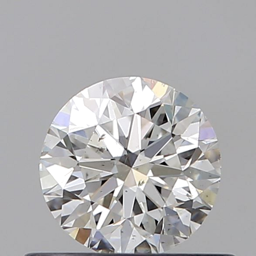 0.51 carat G-SI2 Very Good cut Natūralus Round Deimantas (1)