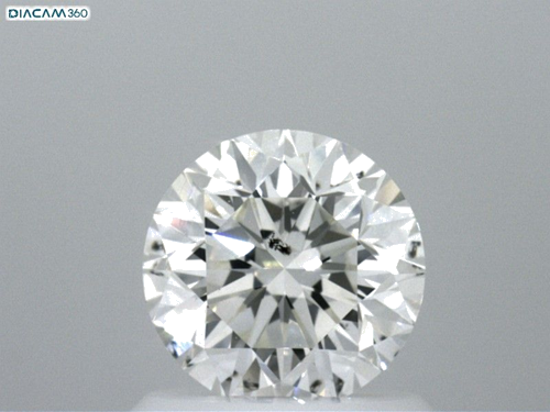 1.0 carat I-SI2 GD cut Natūralus Round Deimantas (1)