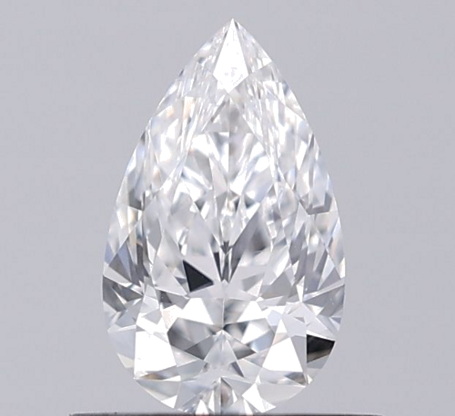 0.55 carat E-VS1 Natūralus Pear Deimantas (1)