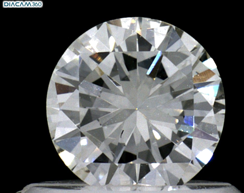 0.49 carat I-SI1 GD cut Natūralus Round Deimantas (1)
