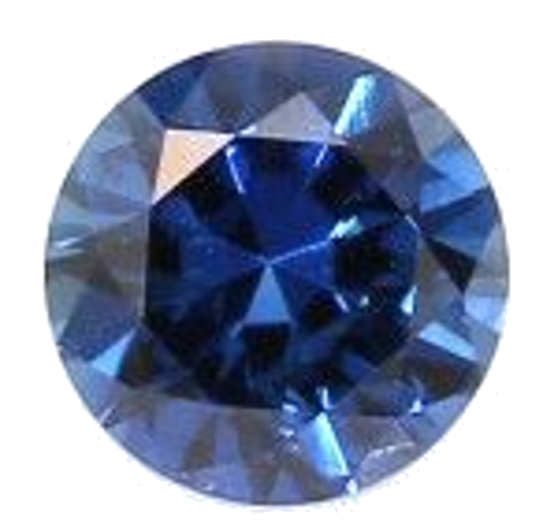 0.27 carat BLUE BRILLIANT cut Round Safyras (1)