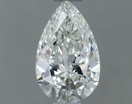 0.51 carat I-VVS1 Natūralus Pear Deimantas (1)