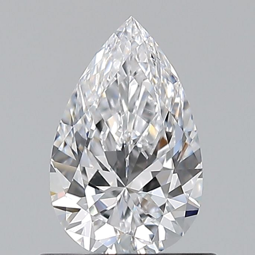 0.7 carat D-VVS1 Natūralus Pear Deimantas (1)