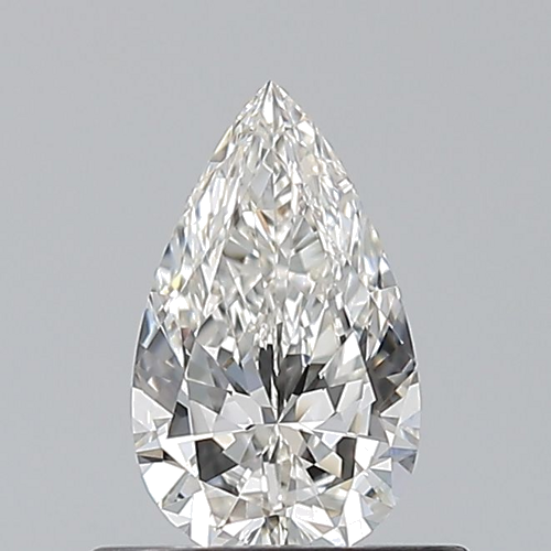 0.5 carat G-IF Natūralus Pear Deimantas (1)