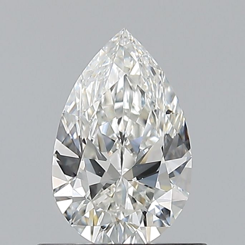 0.59 carat G-VS1 Natūralus Pear Deimantas (1)