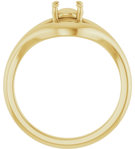 Sužadėtuvių Žiedas „Claw-Prong Solitaire“ 14k yellow gold Round 5.2mm (2)