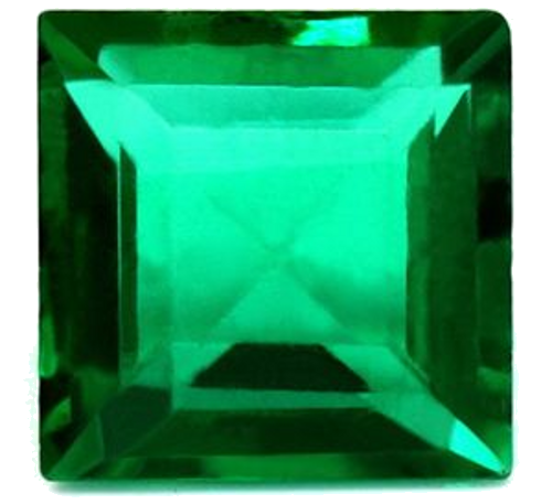 0.76 carat GREEN Square Smaragdas (1)
