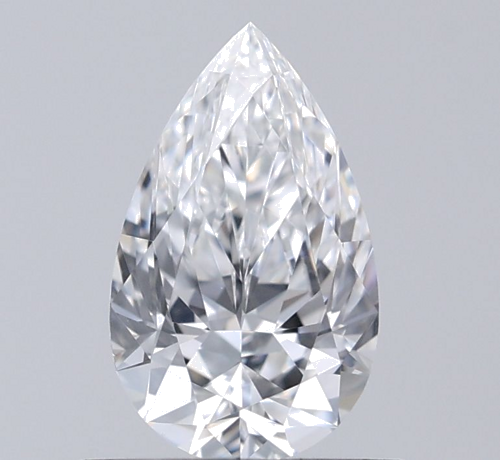 0.52 carat E-VS1 Natūralus Pear Deimantas (1)