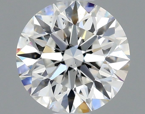 0.5 carat F-SI1 Excellent cut Natūralus Round Deimantas (1)