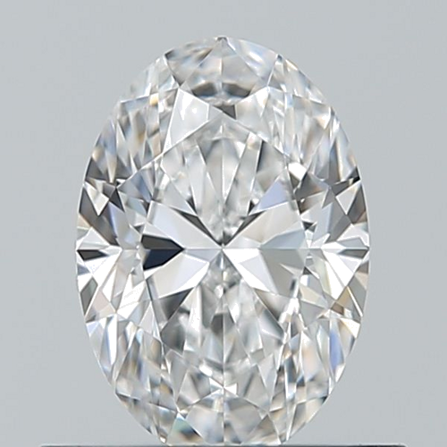 0.6 carat D-VVS2 Natūralus Oval Deimantas (1)