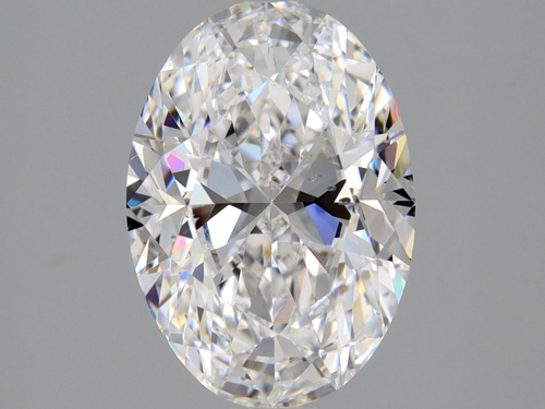 1.7 carat D-SI1 Natūralus Oval Deimantas (1)