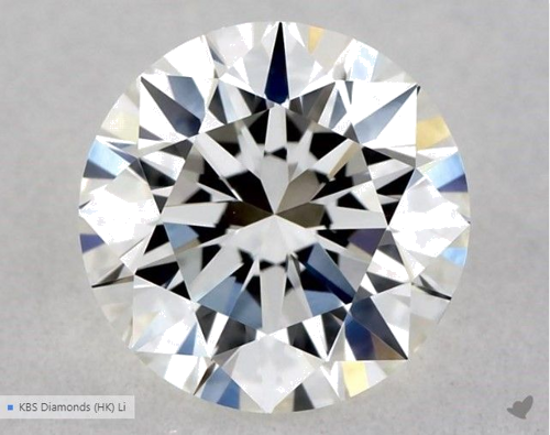 0.55 carat G-VS1 Excellent cut Natūralus Round Deimantas (1)