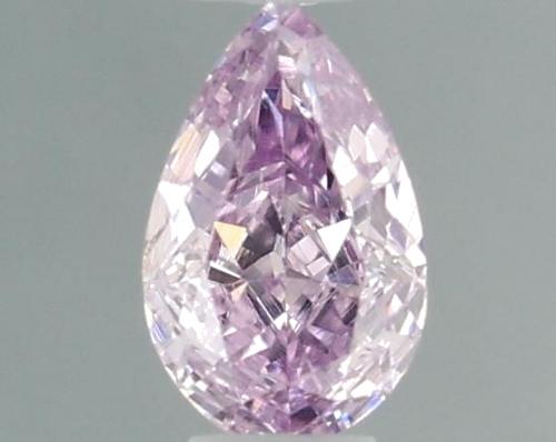 0.16 carat Fancy Intense Pinkish Purple-VS1 Natūralus Pear Deimantas (1)