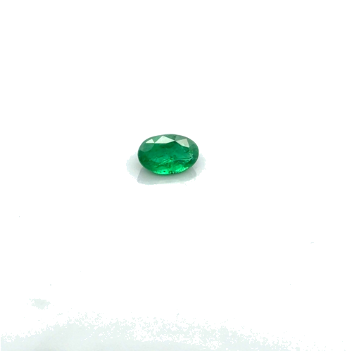 0.68 carat GREEN Oval Smaragdas (1)