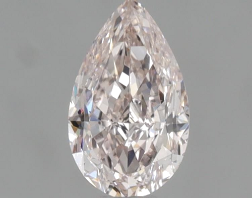 0.3 carat Light Pink-VS2 Natūralus Pear Deimantas (1)