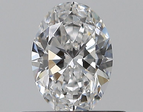 0.46 carat D-VVS2 Natūralus Oval Deimantas (1)