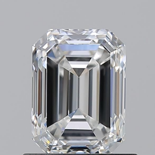 0.9 carat F-VVS1 Natūralus Emerald Deimantas (1)