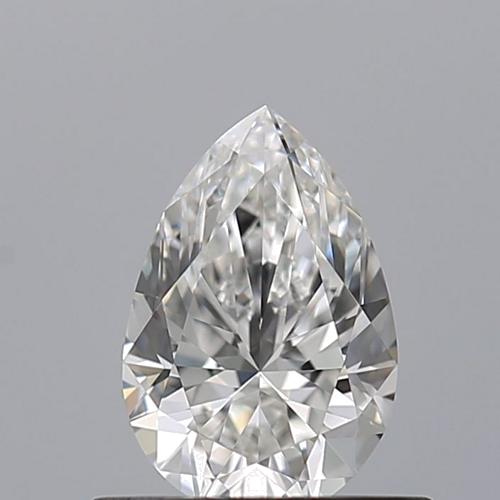 0.5 carat F-VS2 Natūralus Pear Deimantas (1)