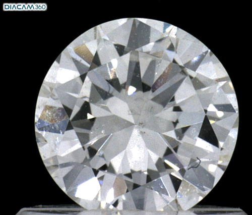 0.57 carat G-SI2 GD cut Natūralus Round Deimantas (1)