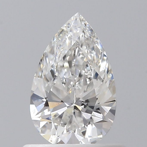 0.6 carat F-VS2 Natūralus Pear Deimantas (1)