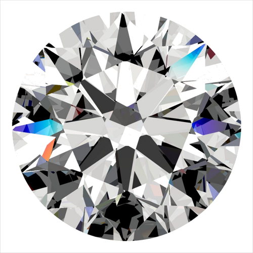 0.41 carat D-VVS1 Excellent cut Natūralus Round Deimantas (1)