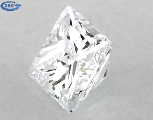1.59 carat F-VS2 Natūralus Princess Deimantas (1)