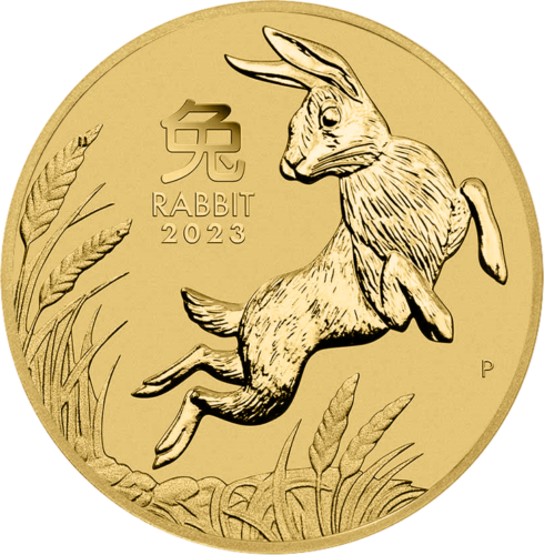 2 oz Год Кролика 2023 (Lunar III) Австралия золотая монета (1)