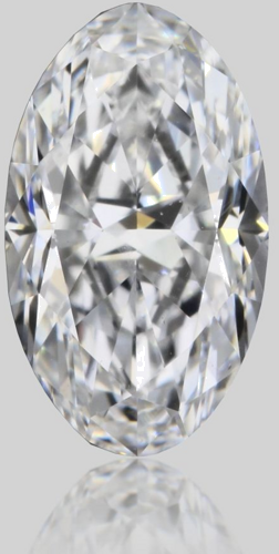 0.41 carat D-VS2 Natūralus Oval Deimantas (1)
