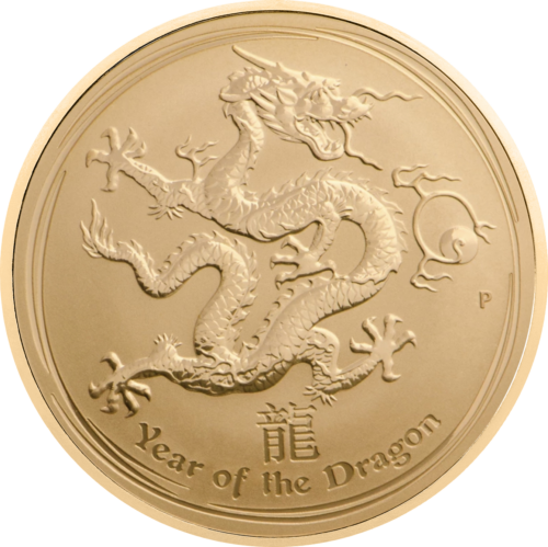 1 oz Year of the Dragon 2012 (Lunar II) Gold Coin (1)