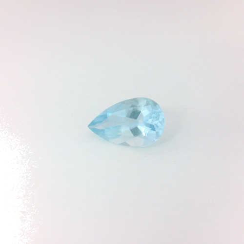 0.67 carat BLUE Pear Aquamarine (1)