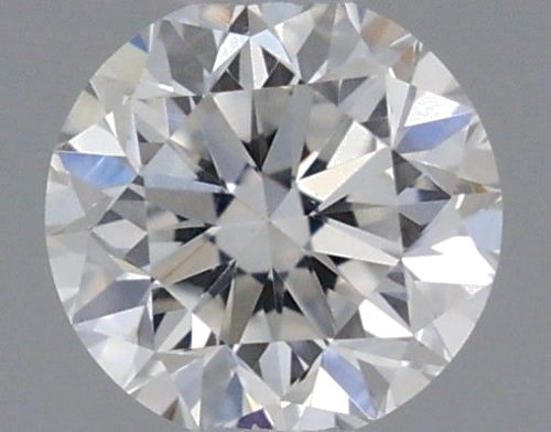 0.21 carat F-VVS2 GD cut Natūralus Round Deimantas (1)