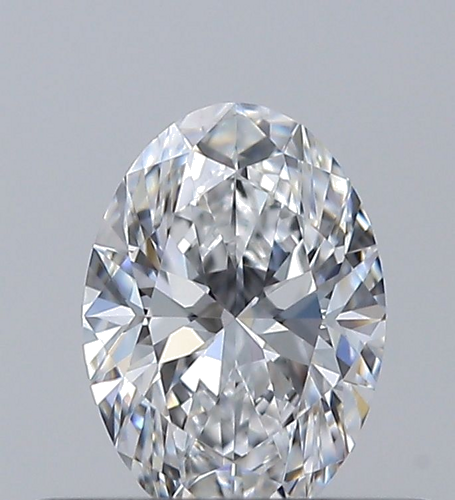 0.36 carat D-VVS1 Natūralus Oval Deimantas (1)