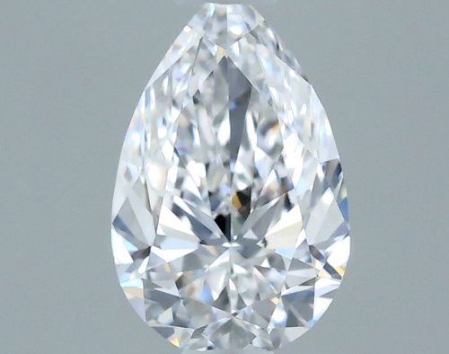 0.33 carat D-VVS1 Natūralus Pear Deimantas (1)