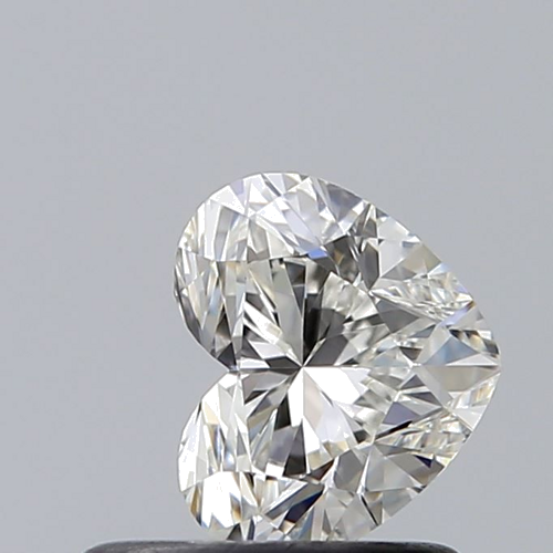 0.56 carat H-VVS2 Natūralus Heart Deimantas (1)