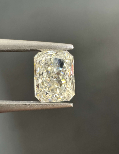 1.0 carat K-SI2 Natūralus Radiant Deimantas (1)