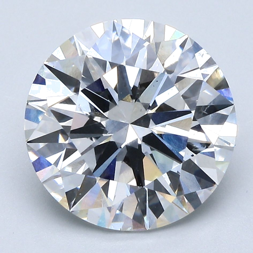 5.07 carat D-SI1 Excellent cut Natūralus Round Deimantas (1)
