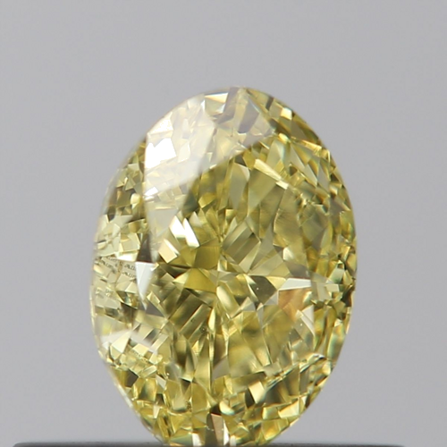 0.56 carat Fancy Intense  Yellow-VVS1 Natūralus Oval Deimantas (1)