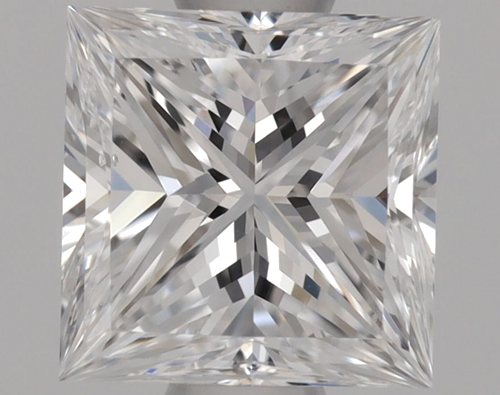 0.66 carat D-SI1 Natūralus Princess Deimantas (1)