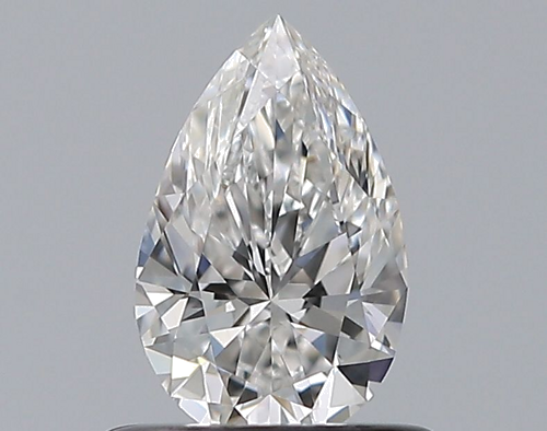 0.55 carat E-IF Natūralus Pear Deimantas (1)