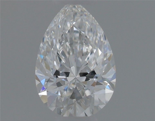 0.32 carat E-VVS2 Natūralus Pear Deimantas (1)