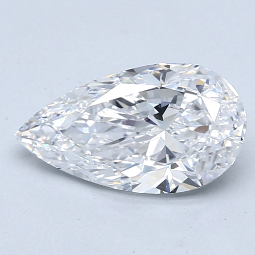 2.0 carat D-VVS2 Natūralus Pear Deimantas (1)