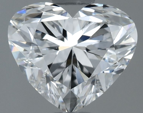 1.0 carat F-VVS2 Natūralus Heart Deimantas (1)