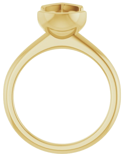 Sužadėtuvių Žiedas „Half-Bezel“ 14k yellow gold Pear 12mm x 8mm (2)