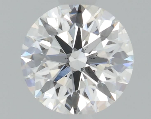 0.4 carat F-SI1 Excellent cut Natūralus Round Deimantas (1)