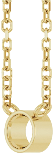 Pakabukas „Bezel-Set Solitaire“ 14k yellow gold Round 3mm (2)