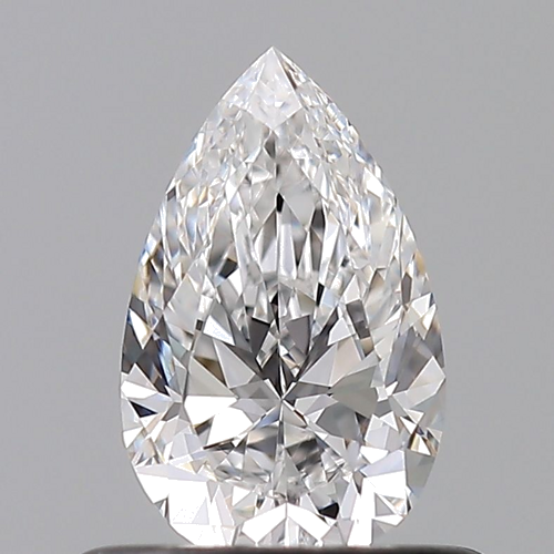 0.5 carat D-VS1 Natūralus Pear Deimantas (1)