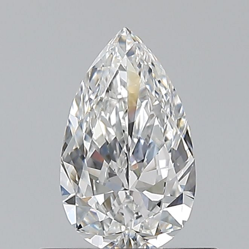 0.5 carat F-VS2 Natūralus Pear Deimantas (1)